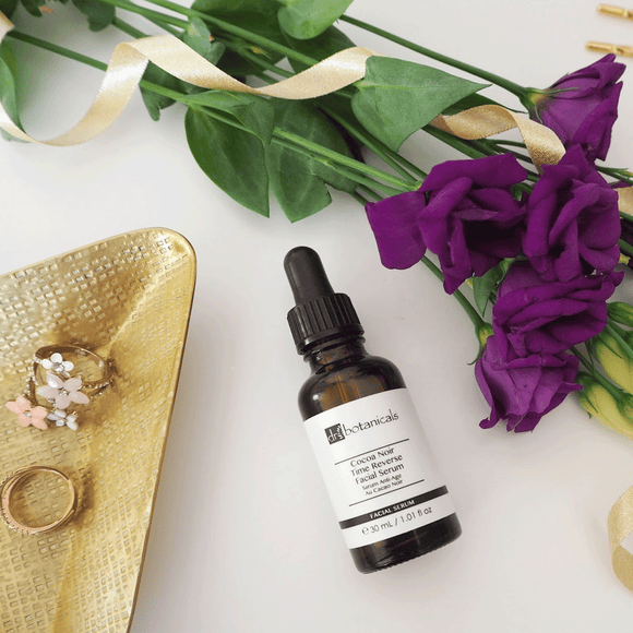 Cocoa Noir Time Reverse Facial Serum - Dr Botanicals USA