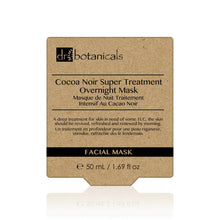 Load image into Gallery viewer, Dr Botanicals Coco Noir Super Treatment Overnight Mask 50ml - Dr Botanicals USA
