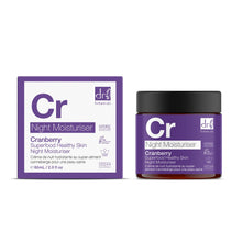 Load image into Gallery viewer, Cranberry Superfood Healthy Skin Night Moisturiser 60mls
