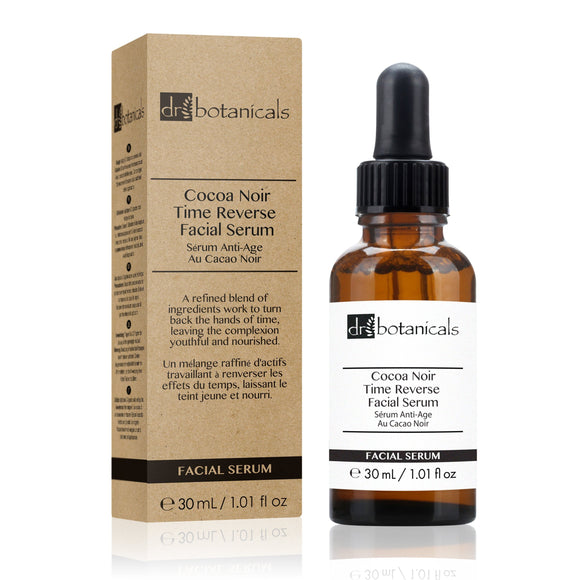 Cocoa Noir Time Reverse Facial Serum - Dr Botanicals USA