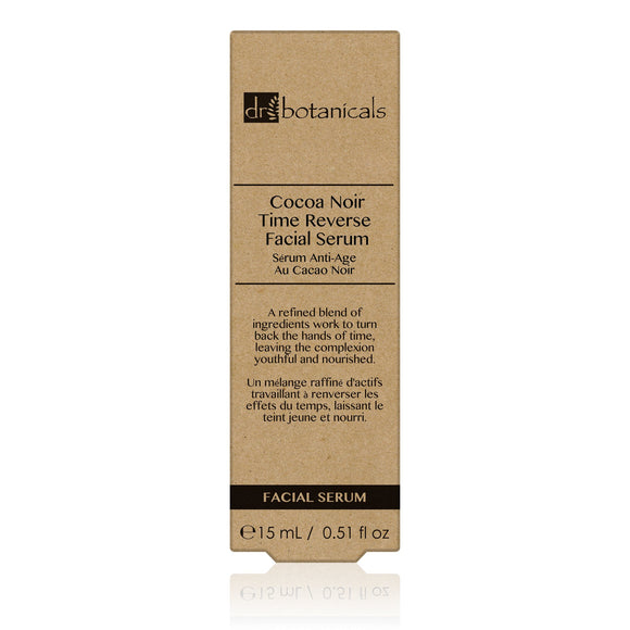 Cocoa Noir Time Reverse Facial Serum - Dr Botanicals USA