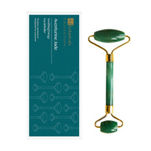 Load image into Gallery viewer, Aventurine Jade Soothing Energy Facial Rollers (Gold Metal Handle)
